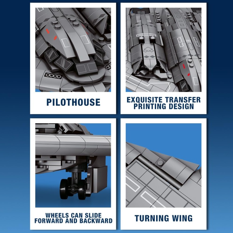 MISINI 33038 Military Series B2 Bomber - Image 7