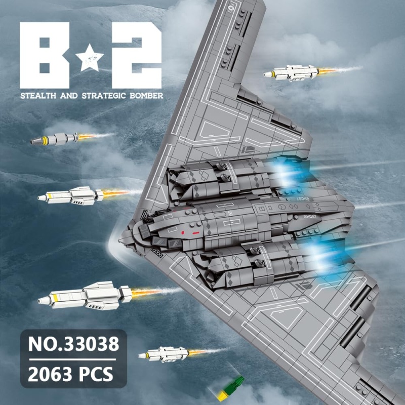 MISINI 33038 Military Series B2 Bomber - Image 2