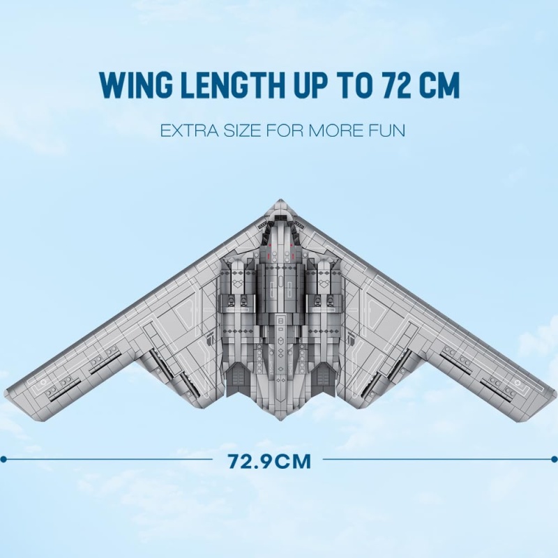 MISINI 33038 Military Series B2 Bomber - Image 6