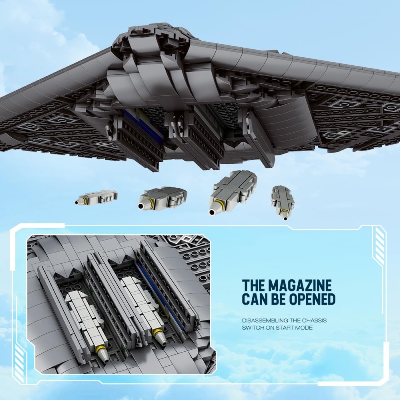 MISINI 33038 Military Series B2 Bomber - Image 4