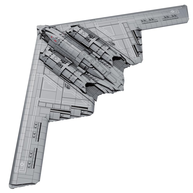 MISINI 33038 Military Series B2 Bomber - Image 9