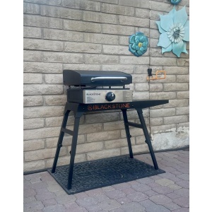 Blackstone Portable Outdoor Griddle with Hood Carry Bag Tool Kit photo review