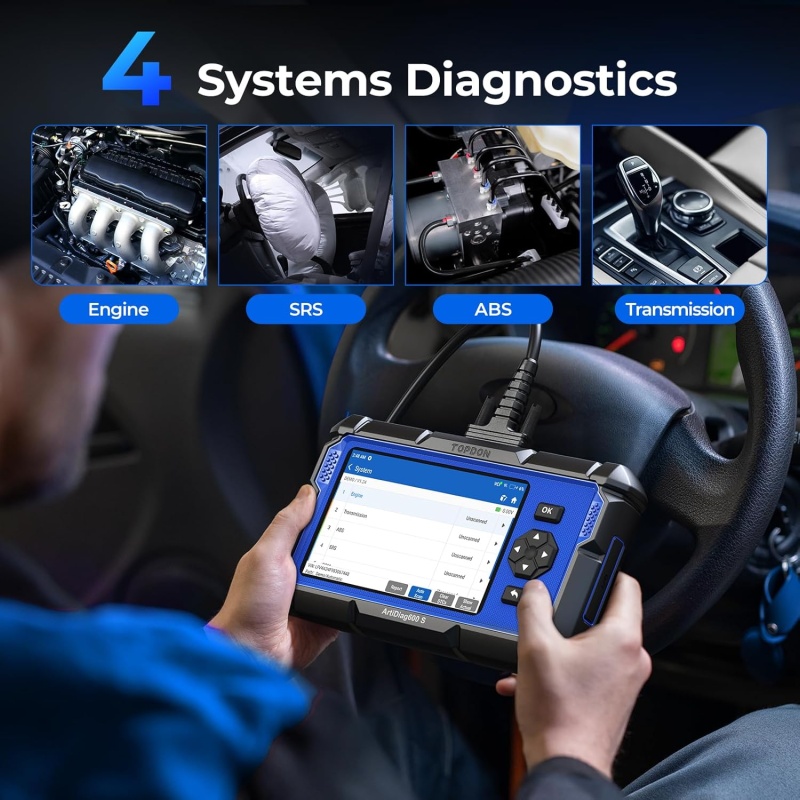 TOPDON OBD2 Code Reader Scanner ArtiDiag600S Car Diagnostic Scan Tool - Image 6