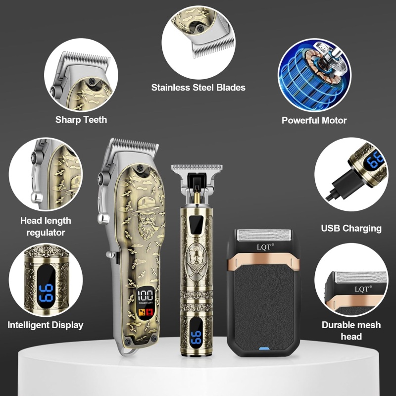FathersDayGift-Professional Hair Clipper Set - Image 5