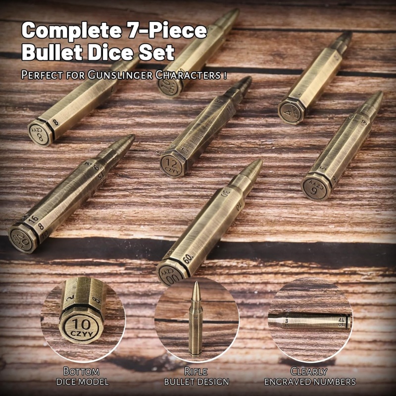 Rifle Bullet Dice Set - Image 5