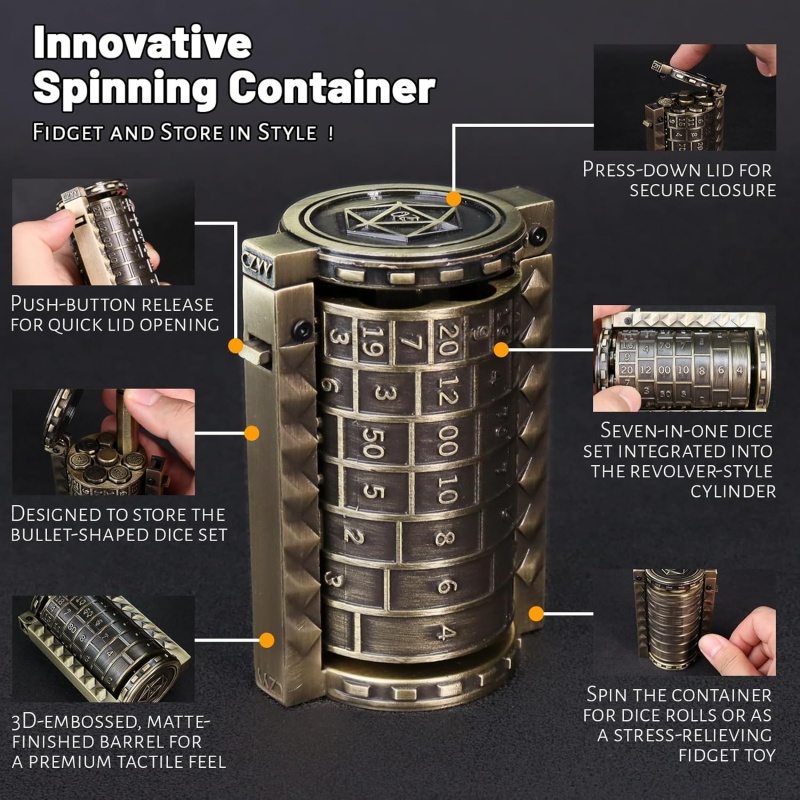 Rifle Bullet Dice Set - Image 3