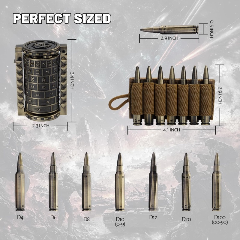 Rifle Bullet Dice Set - Image 4