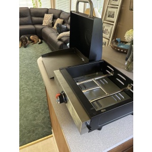 Blackstone Portable Outdoor Griddle with Hood Carry Bag Tool Kit photo review