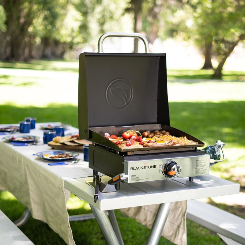 Blackstone Portable Outdoor Griddle with Hood Carry Bag Tool Kit - Image 6