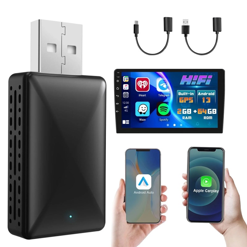 2 in 1 Auto Wireless Carplay Adapter