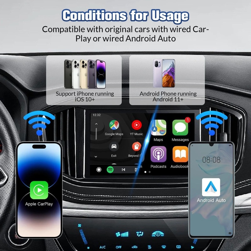 2 in 1 Auto Wireless Carplay Adapter - Image 5